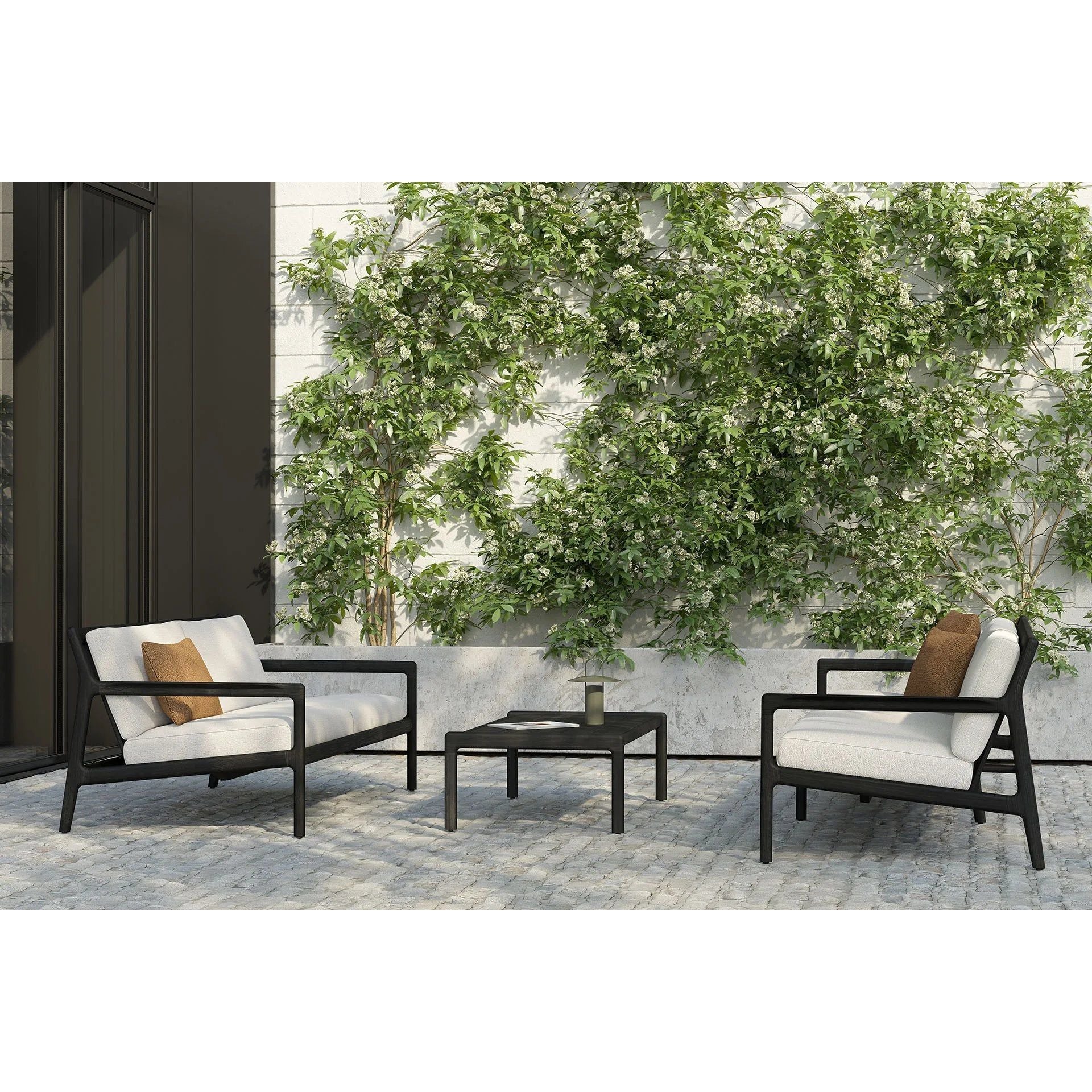 Featuring Jack Outdoor Coffee Table Teak Black by Ethnicraft at Amethyst Home. Alluring from every angle, luxuriant shapes and curves form the basis of the Jack collection. Designed to attract attention with the same clean and classic lines, place the Jack coffee table as a single item or arranged together in a composition specific to your needs.
Dimensions. Amethyst Home provides interior design, new home construction design consulting, vintage area rugs, and lighting in the Park City metro area.