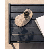 Featuring Jack Teak Black Outdoor Coffee Table by Ethnicraft at Amethyst Home. Alluring from every angle, luxuriant shapes and curves form the basis of the Jack collection. Designed to attract attention with the same clean and classic lines, place the Jack coffee table as a single item or arranged together in a composition specific to your needs.Brushed :. Amethyst Home provides interior design, new home construction design consulting, vintage area rugs, and lighting in the Kansas City metro area.