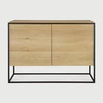 Featuring Monolit Sideboard by Ethnicraft at Amethyst Home. Practicality without sacrificing style. The contrasting characteristics of wood and the rectangular metal frame of the Monolit sideboard create a unique backdrop for all modern media equipment.
Dimensions: 20.5" L x 46" W x 33" H 
Adjustable Shelves : YesAnti-tipping mechanism : YesBrushed : This . Amethyst Home provides interior design, new home construction design consulting, vintage area rugs, and lighting in the Des Moines metro area.