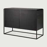 Featuring Monolit Sideboard by Ethnicraft at Amethyst Home. Practicality without sacrificing style. The contrasting characteristics of wood and the rectangular metal frame of the Monolit sideboard create a unique backdrop for all modern media equipment.
Dimensions: 20.5" L x 46" W x 33" H 
Adjustable Shelves : YesAnti-tipping mechanism : YesBrushed : This. Amethyst Home provides interior design, new home construction design consulting, vintage area rugs, and lighting in the Kansas City metro area.