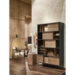 Featuring Oscar Rack Teak by Ethnicraft at Amethyst Home. The Oscar rack, designed by Alain van Havre, immediately attracts attention with its atypical compartment division. Notice the exceptional grooves in the doors: each narrow groove was carefully hand carved, making every Oscar piece unique.
Dimensions: 16"d x 47.5"w x 77"h
Anti-tipping mechanism : YesMai. Amethyst Home provides interior design, new home construction design consulting, vintage area rugs, and lighting in the Dallas metro area.