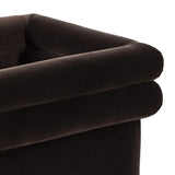 Featuring Evie Surrey Cocoa Swivel Chair by Four Hands at Amethyst Home. Atop a 360-degree swivel, cleanly shaped seating is upholstered in cognac-colored top-grain leather.Overall Dimensions: 32.25"w x 30.00"d x 26.75"hWeight : 87.08 lbsMaterials : 76.8% Cotton, 23.2% Polyester, Poplar Plywood, 100% Polyester. Amethyst Home provides interior design, new construction, custom furniture, and area rugs in the Austin metro area