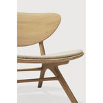 Featuring Eye Off White Oak Lounge Chair by Ethnicraft at Amethyst Home. Beauty is in the eye of the beholder. With sleek, angular, front legs and flowing smooth connections, the Eye lounge chair is a hallmark solid wooden seating design. The curved backrest, reminiscent of a winked eye, inspired the name of the chair. Think subtle elegance with a stylish edge.Weight : 51 lb Dimen. Amethyst Home provides interior design, new construction, custom furniture, and area rugs in the Nashville metro area