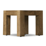 Featuring Abaso Rustic Wormwood Oak  End Table by Four Hands at Amethyst Home. Made from thick-cut oak veneer with a faux rustic finish made to emulate wormwood, this end table features chunky squared legs and dovetail joinery detailing.
Overall Dimensions: 22.5" L x 22.5 " W x 20.0" H
Materials: Thick Oak Veneer, Engineered HardwoodWeight: 39.86 lbs. Amethyst Home provides interior design, new home construction design consulting, vintage area rugs, and lighting in the Charlotte metro area.