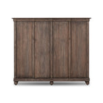 Taking after an antique from China, this inspired cabinet features overlapping double doors and rounded accents. Crafted from solid pine and veneers in a distressed finish for a rustic look Amethyst Home provides interior design, new home construction design consulting, vintage area rugs, and lighting in the Nashville metro area.
