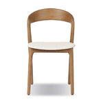 Inspired by clean, simple Scandinavian styling, solid ash forms a shapely, open frame for tan top-grain leather seating in a monochromatic tone Amethyst Home provides interior design, new home construction design consulting, vintage area rugs, and lighting in the Alpharetta metro area.