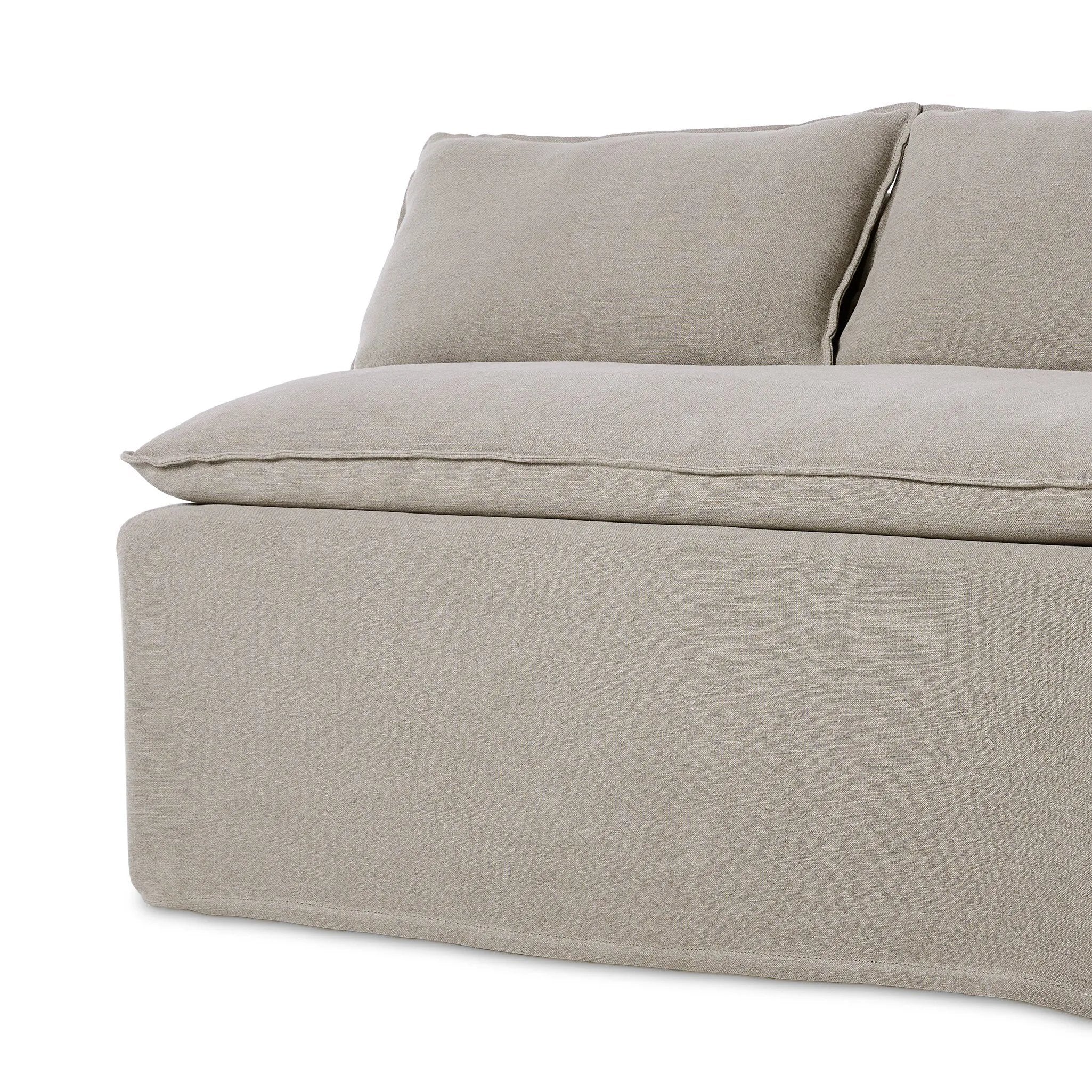 Featuring Andre Slipcovered Linen Dining Banquette Bench by Four Hands at Amethyst Home. Introduce laidback style to your dining area with the Andre Broadway Stone Slipcover Dining Bench. This versatile 51" bench is perfect for seating multiple guests or using as a sleek storage solution. Made with high-quality materials, it offers both durability and style.
. Amethyst Home provides interior design, new home construction design consulting, vintage area rugs, and lighting in the Houston metro area.