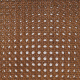 Featuring Antonia Savile Flax Cane Armless Dining Chair by Four Hands at Amethyst Home. Mixed materials refresh a retro style. Cane frames performance fabric seating with slight distressing, bringing more character to the seat. Performance fabrics are specially created to withstand spills, stains, high traffic and wear, ensuring long-term comfort and unm. Amethyst Home provides interior design, new home construction design consulting, vintage area rugs, and lighting in the Laguna Beach metro area.