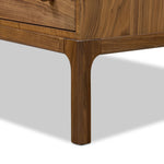 Featuring Arturo Natural Walnut Veneer Chest by Four Hands at Amethyst Home. Inspired by campaign-style furniture of the 1800s — packable pieces first designed for traveling military use — a simply shaped chest of natural walnut features a subtly inset top and rounded legs, finished with wooden hardware. This item has been modified to comply with the STUR. Amethyst Home provides interior design, new home construction design consulting, vintage area rugs, and lighting in the Los Angeles metro area.