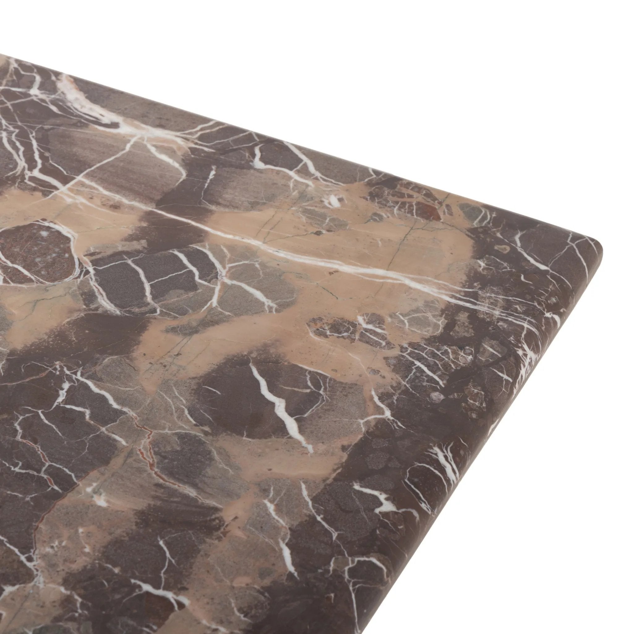 Featuring Arum Merlot Marble Desk by Four Hands at Amethyst Home. Made entirely from solid marble, a stately, sculptural desk makes a major style statement.Overall Dimensions: 60.00"w x 30.00"d x 30.00"hWeight : 257.60 lbsMaterials: Solid Marble. Amethyst Home provides interior design, new home construction design consulting, vintage area rugs, and lighting in the Boston metro area.