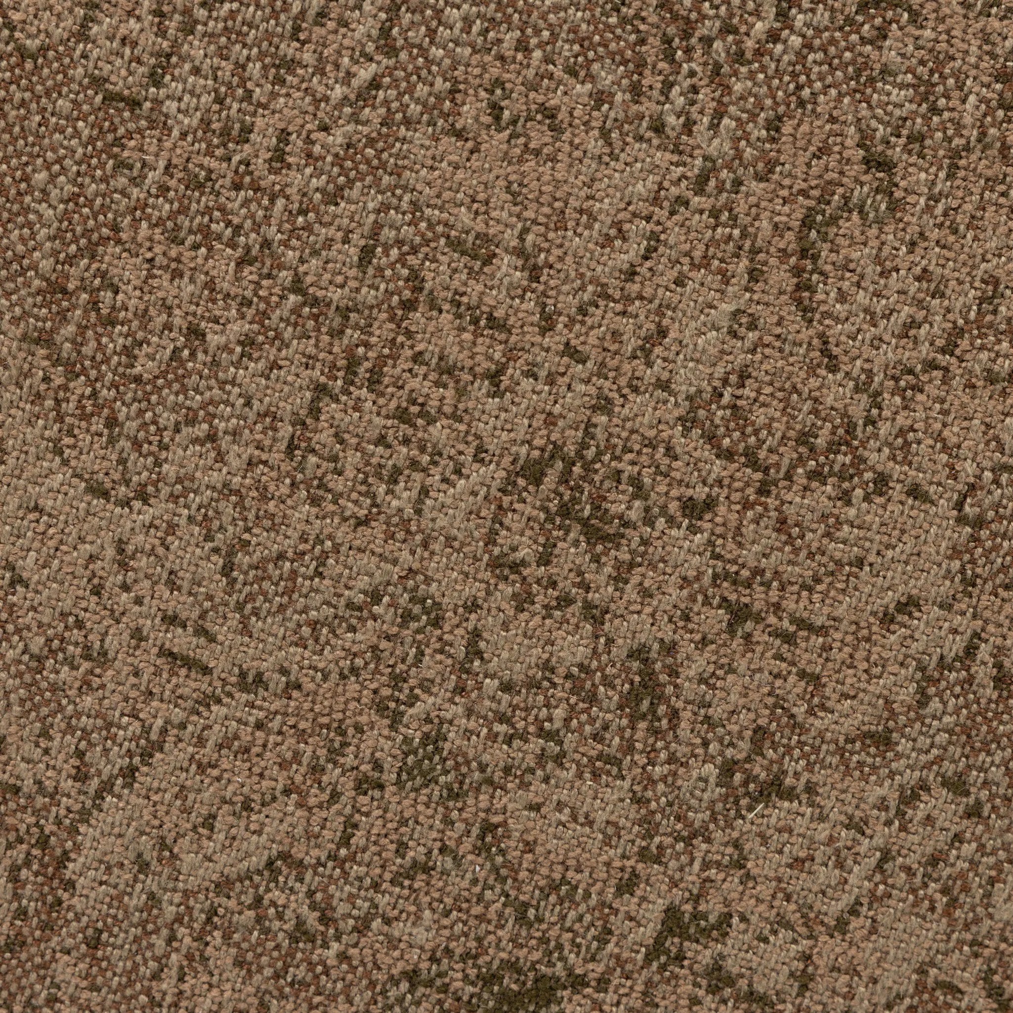 For an extra seat or propped feet, this welcoming ottoman features a subtly tapered shape and a rounded base with bun feet beneath. Crafted from almond-finished oak and upholstered with a linen blend fabric that features a beautiful damask pattern Amethyst Home provides interior design, new home construction design consulting, vintage area rugs, and lighting in the Newport Beach metro area.