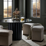 Featuring Candace Harbor Sand Dining Bench by Four Hands at Amethyst Home. Bring a tailored, timeless look to your space with shapely dining bench designed to pair with a round dining table. A burnt oak base grounds a curved frame and seat upholstered in high-performance fabric — perfect for everyday dining. Performance fabrics are specially created to with. Amethyst Home provides interior design, new home construction design consulting, vintage area rugs, and lighting in the San Diego metro area.