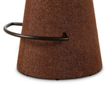 Retro vibes align in this fully upholstered swivel stool, covered in high-performance Crypton® fabric. The tapered cylinder base features an understated metal footrest. Crypton® performance fabric is specially engineered for protection against stains, moisture and odor Amethyst Home provides interior design, new home construction design consulting, vintage area rugs, and lighting in the Salt Lake City metro area.