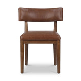 Featuring Cardell Sonoma Chestnut Dining Chair by Four Hands at Amethyst Home. Tan-finished parawood forms a curved barrel back for a shapely take on everyday dining, with top-grain leather seating that moves between styles with ease.Overall Dimensions: 24.00"w x 22.50"d x 32.50"hWeight : 16.53 lbsMaterials : Top Grain Leather, Solid Nettlewood. Amethyst Home provides interior design, new home construction design consulting, vintage area rugs, and lighting in the Monterey metro area.