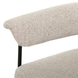 Featuring Carrie Light Camel Desk Chair by Four Hands at Amethyst Home. Airy and light with slim, black-finished iron framing, light camel-colored upholstery lends texture to a sculpted desk chair featuring a yoke back and exterior fold detailing. Height adjustable and with 360 swivel for everyday comfort.Overall Dimensions: 25.50"w x 23.00"d x 27.50"h. Amethyst Home provides interior design, new home construction design consulting, vintage area rugs, and lighting in the Salt Lake City metro area.