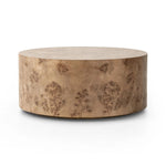 Featuring Caya Caramel Burl Coffee Table by Four Hands at Amethyst Home. Simple drum shaping showcases the natural artistry of the richly grained caramel burl veneer. Its compact size is ideal for smaller spaces.
Overall Dimensions: 31.5" L x 31.5 " W x 13.75" H
Collection: HughesColors: Caramel BurlMaterials: Light Maple Veneer, Poplar PlywoodWeight: 44.09. Amethyst Home provides interior design, new home construction design consulting, vintage area rugs, and lighting in the Nashville metro area.