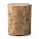 Featuring Caya Caramel Burl End Table by Four Hands at Amethyst Home. A simple drum shape showcases the natural artistry of the richly grained caramel burl veneer. Its compact size is ideal for smaller spaces.
Overall Dimensions: 17.75" L x 17.75 " W x 21.75" H
Materials: Light Maple Veneer, Poplar PlywoodWeight: 22.05 lbs. Amethyst Home provides interior design, new home construction design consulting, vintage area rugs, and lighting in the Calabasas metro area.