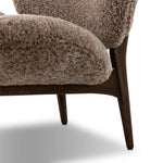 The perfect accent chair, designed for unwinding. Upholstered in a velvety olive chenille made from recycled materials, with wide proportions and cozy curves and cushioning. Slim, tapered wooden legs balance the look Amethyst Home provides interior design, new home construction design consulting, vintage area rugs, and lighting in the Dallas metro area.