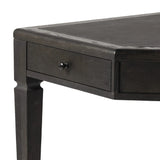 Featuring Claude Distressed Black Oak Veneer Desk by Four Hands at Amethyst Home. This refreshed directoire-style desk pairs a 100% top-grain leather inset top with a unique reverse breakfront and recessed center drawer. Finished in distressed black oak, it offers the workspace a classic yet updated feel.
Overall Dimensions: 28.0" L x 68.0 " W x 30.0" H
Materia. Amethyst Home provides interior design, new home construction design consulting, vintage area rugs, and lighting in the Miami metro area.