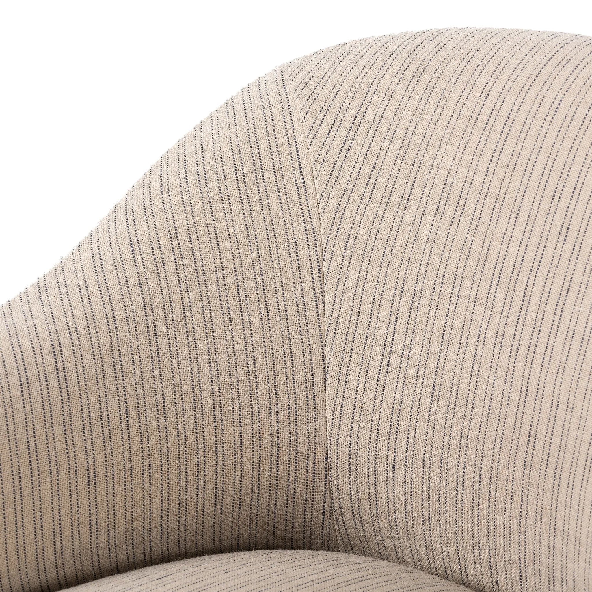 Featuring Cove Laine Navy Dining Chair With Casters by Four Hands at Amethyst Home. A polished form with curved lines and upholstered in a flax/linen blend, this chair brings quiet sophistication to the dining room. Functional casters allow easy movement. This item has limited online distribution and may not be sold on websites without prior approval.Overall D. Amethyst Home provides interior design, new home construction design consulting, vintage area rugs, and lighting in the Dallas metro area.