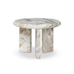 Featuring Dakota Creamy Taupe Marble Solid Nesting Coffee Table by Four Hands at Amethyst Home. A sculpted coffee table of creamy Sawar Indian marble, with block legs and chamfered edges — perfectly sized for intimate spaces. Natural veining ensures each table is one of a kind, celebrating the beauty natural marble.SetOverall Dimensions: 32.00"w x 32.00"d . Amethyst Home provides interior design, new home construction design consulting, vintage area rugs, and lighting in the Alpharetta metro area.
