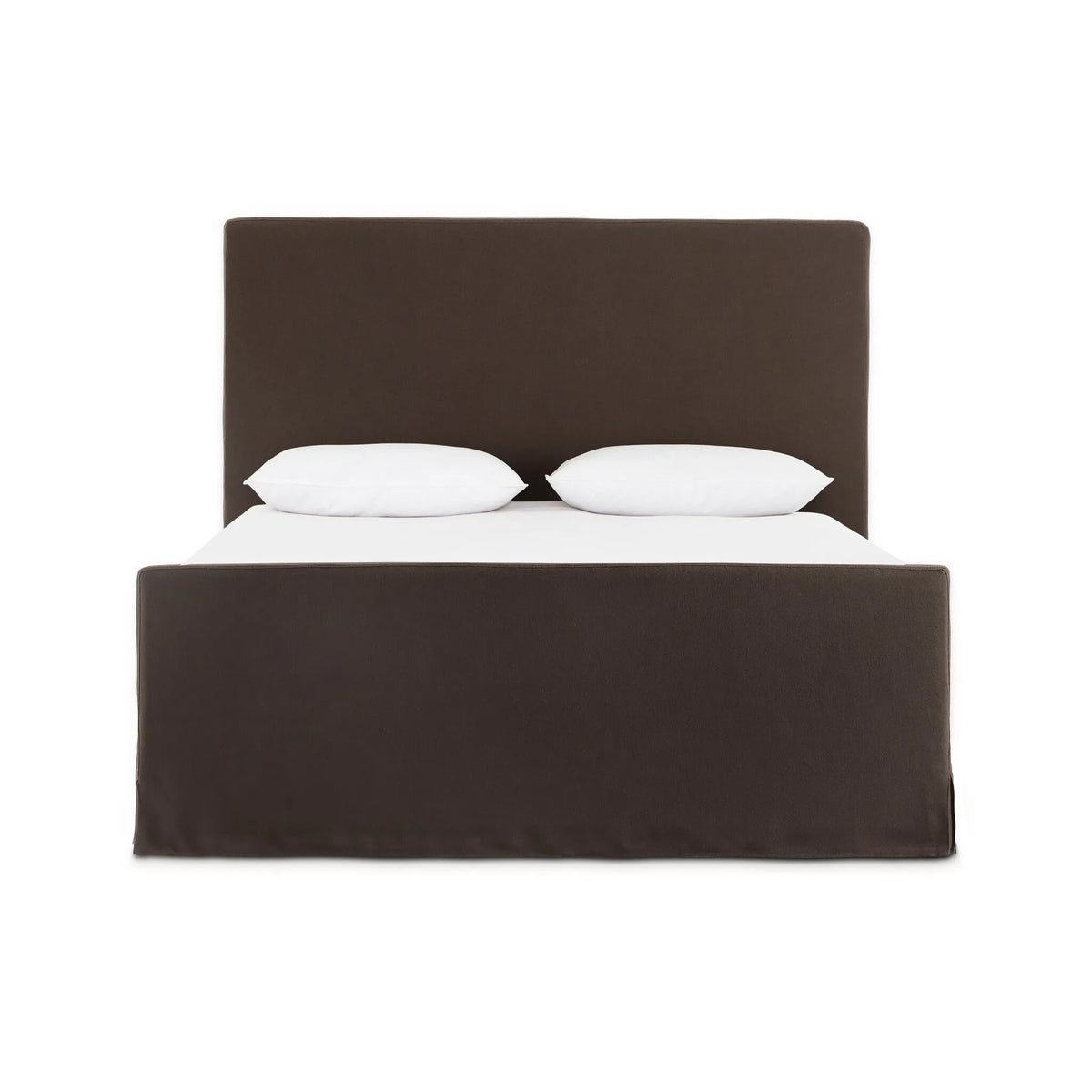 Daphne Slipcover Bed - Savoy Coffee