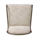 A tribute to traditional artistry and found pieces, this bar stool fluidly combines ash and burnished brass to frame a comfortable S-spring seat. Finished in heavy boucle-like upholstery that features a subtle linear pattern for added depth — creating a luxe, inviting feel. A design collaboration by Amber Lewis and Four Hands. Amethyst Home provides interior design, new home construction design consulting, vintage area rugs, and lighting in the Salt Lake City metro area.