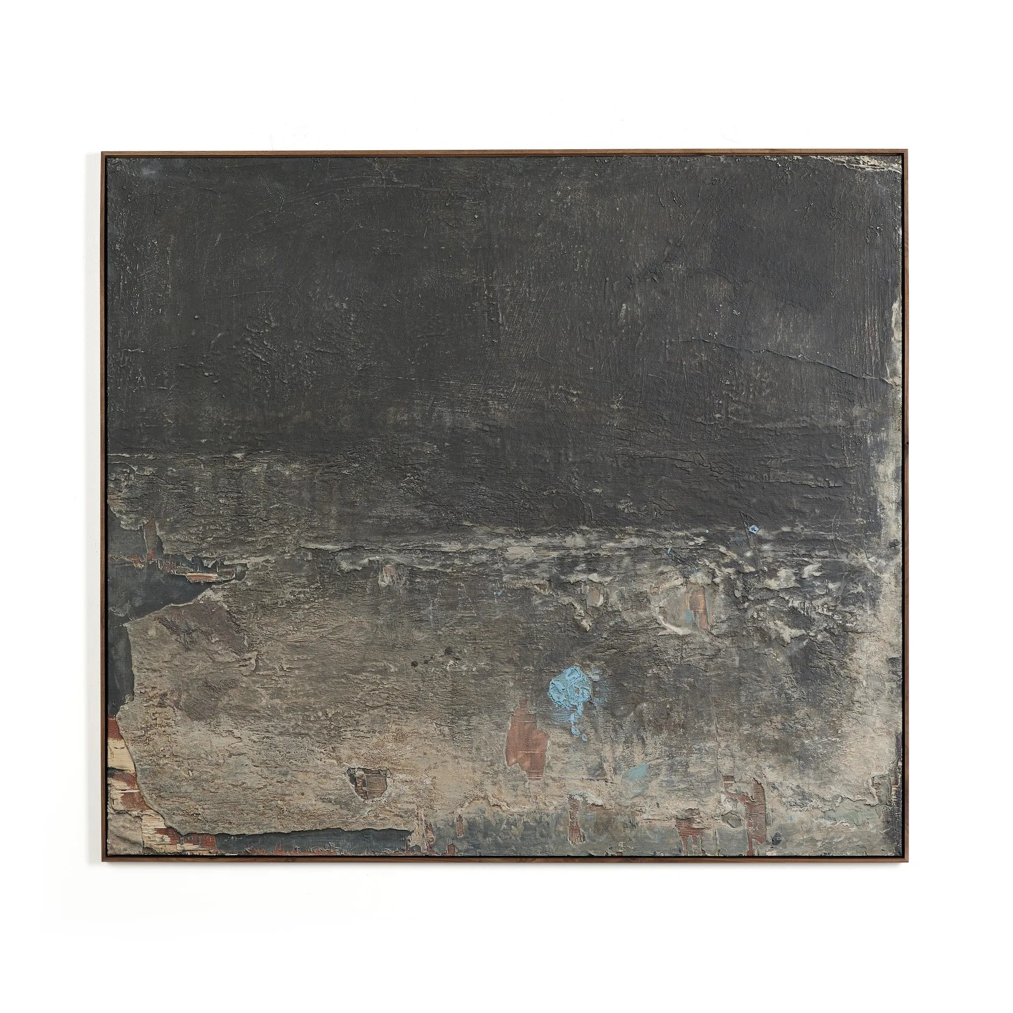 Featuring Deposition Rustic Walnut Floater by Paul Meyer by Four Hands at Amethyst Home. Experience the beauty of rustic elegance with the Deposition Rustic Walnut Floater by Paul Meyer. This stunning artwork is a testament to the intricate craftsmanship and attention to detail that defines luxury. Let it transport you to a world of sophistication and r. Amethyst Home provides interior design, new home construction design consulting, vintage area rugs, and lighting in the Newport Beach metro area.