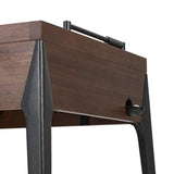 Streamlined for fun. This foosball table features a concrete playing surface and distinctly detailed players in cast aluminum. Rounded square wooden handles and cylindrical metal score counters tie together the sleek, industrial look of this foosball table, finished with tapered cast aluminum legs. Amethyst Home provides interior design, new home construction design consulting, vintage area rugs, and lighting in the Alpharetta metro area.