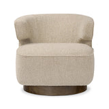 Featuring Dottie Berber Oatmeal Swivel Chair by Four Hands at Amethyst Home. Experience the perfect balance of style and comfort with our Dottie Berber Oatmeal Swivel Chair. Its unique swivel feature allows for easy movement and the oatmeal-colored berber fabric adds warmth and texture to any room.
Overall Dimensions: 33.75" L x 29.0 " W x 27.25" H
Materials:. Amethyst Home provides interior design, new home construction design consulting, vintage area rugs, and lighting in the Houston metro area.