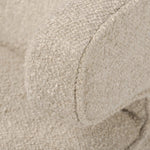 Featuring Dottie Berber Oatmeal Swivel Chair by Four Hands at Amethyst Home. Experience the perfect balance of style and comfort with our Dottie Berber Oatmeal Swivel Chair. Its unique swivel feature allows for easy movement and the oatmeal-colored berber fabric adds warmth and texture to any room.
Overall Dimensions: 33.75" L x 29.0 " W x 27.25" H
Materials: 7. Amethyst Home provides interior design, new home construction design consulting, vintage area rugs, and lighting in the Miami metro area.