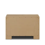 Simple and spacious, this oak nightstand has six drawers paired with aged bronze and wood hardware. Waterfall shaping and soft-close undermount glides give a smooth finish Amethyst Home provides interior design, new home construction design consulting, vintage area rugs, and lighting in the Dallas metro area.