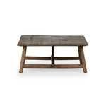 Featuring Elio Burnt Bleached Oak Small Coffee Table by Four Hands at Amethyst Home. Center your living space with a Wabi Sabi-inspired coffee table. Crafted from burnt bleached oak with a trellis base and wide plank top, this artisanal piece embraces the natural cracks and graining reflective of organic materials to bring a beautiful, character-rich lo. Amethyst Home provides interior design, new home construction design consulting, vintage area rugs, and lighting in the Winter Garden metro area.