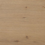 Built from thick-cut oak and veneers with an aged smoked finish, this farmhouse-inspired nightstand features softened edges, fastening details, integrated wood hardware and soft-close drawer glides for quality construction Amethyst Home provides interior design, new home construction design consulting, vintage area rugs, and lighting in the Calabasas metro area.