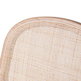 Featuring Esmee Antwerp Natural Dining Chair by Four Hands at Amethyst Home. Natural nettlewood shapes the arched, angled back of this simply shaped, armless dining chair. Natural crosshatch cane adds a light texture to complement the creamy, neutral upholstered seat. Performance fabrics are specially created to withstand spills, stains, high traffic and w. Amethyst Home provides interior design, new home construction design consulting, vintage area rugs, and lighting in the Scottsdale metro area.