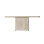 Featuring Esmi Bleached Spalted Primavera Console Table by Four Hands at Amethyst Home. Make a statement with this console table of spalted primavera with a clean, bleached finish. An exaggerated overhang top elevates otherwise simple shaping, for a dramatic look that can move between spaces with ease.Overall Dimensions: 78.00"w x 18.00"d x 31.00"hWeight :. Amethyst Home provides interior design, new home construction design consulting, vintage area rugs, and lighting in the Des Moines metro area.