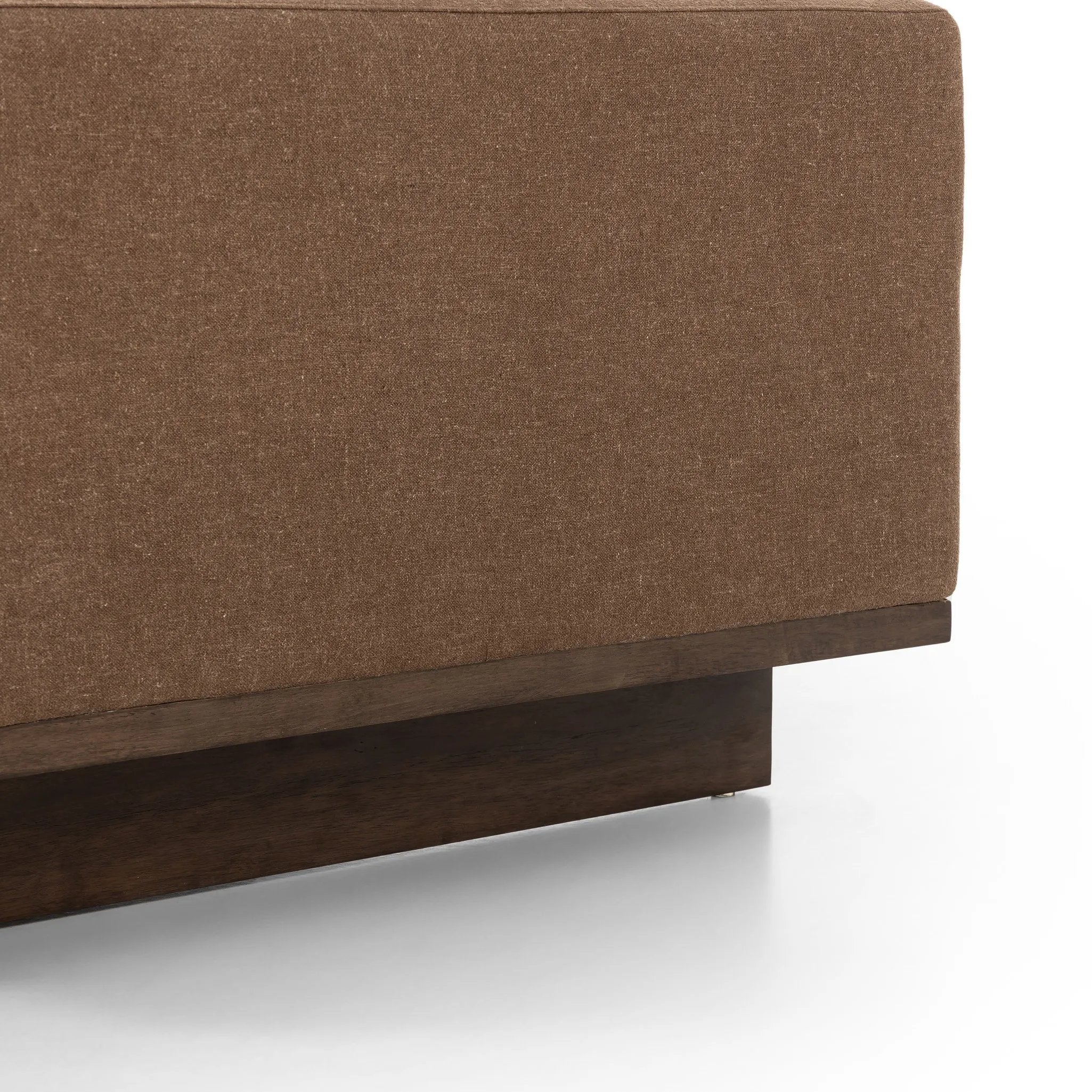 Featuring Everly Antwerp Cafe Tete A Tete Chaise by Four Hands at Amethyst Home. Classic goes contemporary. A cocoa-finished parawood base supports low, deep seating of performance-grade upholstery. Designed with track arms on both ends for a clean touch. Performance fabrics are specially created to withstand spills, stains, high traffic and wear, ensuring. Amethyst Home provides interior design, new home construction design consulting, vintage area rugs, and lighting in the Scottsdale metro area.