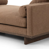 Featuring Everly Antwerp Cafe Tete A Tete Chaise by Four Hands at Amethyst Home. Classic goes contemporary. A cocoa-finished parawood base supports low, deep seating of performance-grade upholstery. Designed with track arms on both ends for a clean touch. Performance fabrics are specially created to withstand spills, stains, high traffic and wear, ensuring long. Amethyst Home provides interior design, new home construction design consulting, vintage area rugs, and lighting in the Tampa metro area.