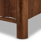 Featuring Ezri Cocoa Oak Bar & Wine Storage Bar Cabinet by Four Hands at Amethyst Home. Maximize your storage space and elevate your home decor with the Ezri Cocoa Oak Bar & Wine Storage Bar Cabinet. This elegant cabinet offers ample storage for your bar essentials, while also serving as a sophisticated piece of furniture. Crafted from premium oak, this cab. Amethyst Home provides interior design, new home construction design consulting, vintage area rugs, and lighting in the Nashville metro area.