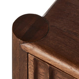 Featuring Ezri Cocoa Oak Nightstand by Four Hands at Amethyst Home. Cocoa-finished oak, organic carving and cylinder legs craft a primitive look, while wood's varying grain colors bring unique character to each piece.
32.00"w x 20.00"d x 25.00"h
Collection: AidenColors: Cocoa OakMaterials: Solid Oak, Oak VeneerWeight: 90.83 lbs. Amethyst Home provides interior design, new home construction design consulting, vintage area rugs, and lighting in the Miami metro area.