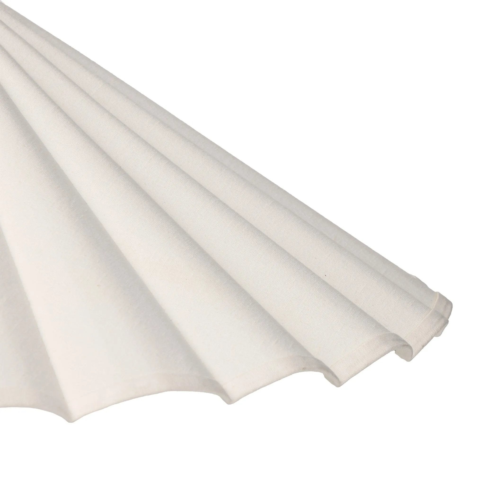 Textures and contrasting hues unite for this pendant's beautiful glow. The overscale scalloped shade features a creamy white canvas exterior covering a dark, antiqued brass interior, and a wrought iron chain for maximum drama Amethyst Home provides interior design, new home construction design consulting, vintage area rugs, and lighting in the Laguna Beach metro area.