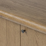 Featuring Florent Amber Oak Sideboard by Four Hands at Amethyst Home. The Florent Amber Oak Sideboard is a versatile and functional addition to any home. Crafted with high-quality materials, this sideboard provides ample storage space and a stylish aesthetic. Perfect for organizing your home and showcasing your personal style, this sideboard is a must-have . Amethyst Home provides interior design, new home construction design consulting, vintage area rugs, and lighting in the Charlotte metro area.