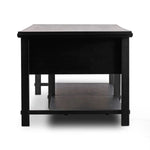 Featuring Gardendale Stained Black Oak Veneer Kitchen Island by Four Hands at Amethyst Home. Introduce elegance and functionality to your kitchen with the Gardendale Stained Black Oak Veneer Kitchen Island. This sleek and sturdy island features a stained black oak veneer, providing a modern and sophisticated look. Perfect for preparing meals and entertainin. Amethyst Home provides interior design, new home construction design consulting, vintage area rugs, and lighting in the Calabasas metro area.
