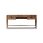 Featuring Glenview Weathered Oak Veneer Desk by Four Hands at Amethyst Home. Traditional, reimagined. Made from rustic weathered oak, this desk brings generous storage space to the office. Simple hardware is finished in an aged bronze.Overall Dimensions: 67.50"w x 27.50"d x 31.00"hWeight : 148.37 lbsMaterials: Thick Oak Veneer, Solid Oak. Amethyst Home provides interior design, new home construction design consulting, vintage area rugs, and lighting in the Boston metro area.