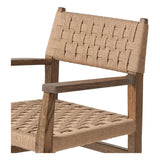 Featuring Hamlin Double Twisted Paper Cord Dining Armchair by Four Hands at Amethyst Home. This Hamlin dining armchair features a double twisted paper cord design, adding unique texture and visual interest. The armchair design provides additional support and comfort for extended periods of sitting. Made with quality materials, this armchair is built to last. Amethyst Home provides interior design, new home construction design consulting, vintage area rugs, and lighting in the Nashville metro area.