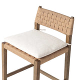 Featuring Hamlin Dover Crescent Bar Stool With Cushion by Four Hands at Amethyst Home. The Hamlin Dover Crescent Bar Stool With Cushion is a stylish and comfortable seating option for your home. The cushion provides extra support and the sleek design adds a touch of elegance to any room. Made with high-quality materials for durability.
Overall Dimensio. Amethyst Home provides interior design, new home construction design consulting, vintage area rugs, and lighting in the Salt Lake City metro area.