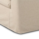 Elevate your everyday with a luxurious twist on the slipcovered sofa. Chunky arms and an A-frame taper feature a fully removable performance slipcover. Performance fabrics are specially created to withstand spills, stains, high traffic and wear, ensuring long-term comfort and unmatched durability Amethyst Home provides interior design, new home construction design consulting, vintage area rugs, and lighting in the San Diego metro area.