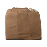 Elevate your everyday with a luxurious twist on the slipcovered sofa. Rich top-grain leather covers wide arms, tapered framing and knife-edge cushioning designed for comfort. Slipcover fully removable Amethyst Home provides interior design, new home construction design consulting, vintage area rugs, and lighting in the Winter Garden metro area.