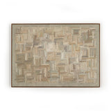 Based in Austin, Texas, abstract-expressionist painter Tyler Guinn looks to texture and organic sensibility to shape his wide variety of works, from geometric pieces and flowing landscapes to mark making and automatic writing. If not currently in stock, this texture-enhanced piece ships within three weeks. Handmade in Austin, Texas Amethyst Home provides interior design, new home construction design consulting, vintage area rugs, and lighting in the Monterey metro area.