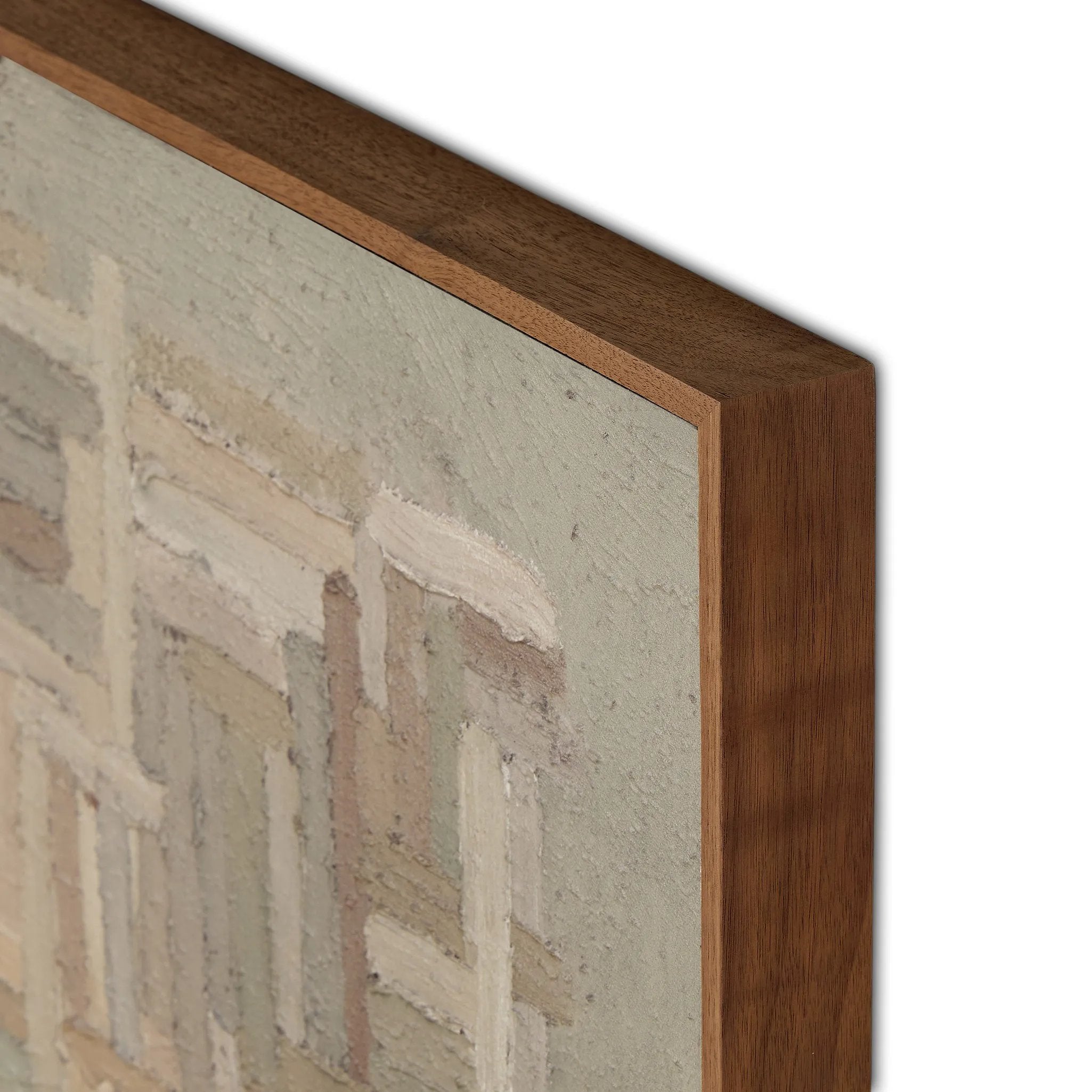 Based in Austin, Texas, abstract-expressionist painter Tyler Guinn looks to texture and organic sensibility to shape his wide variety of works, from geometric pieces and flowing landscapes to mark making and automatic writing. If not currently in stock, this texture-enhanced piece ships within three weeks. Handmade in Austin, Texas Amethyst Home provides interior design, new home construction design consulting, vintage area rugs, and lighting in the Miami metro area.